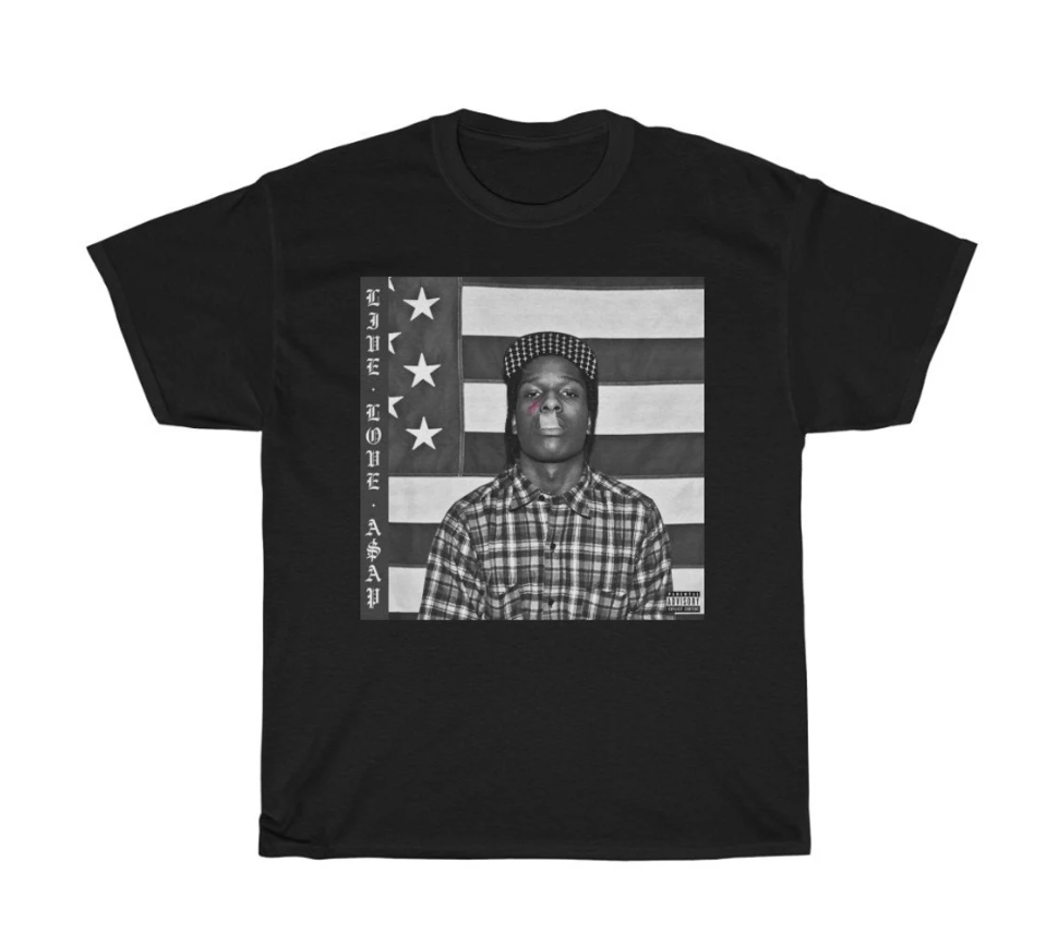 t shirt asap rocky